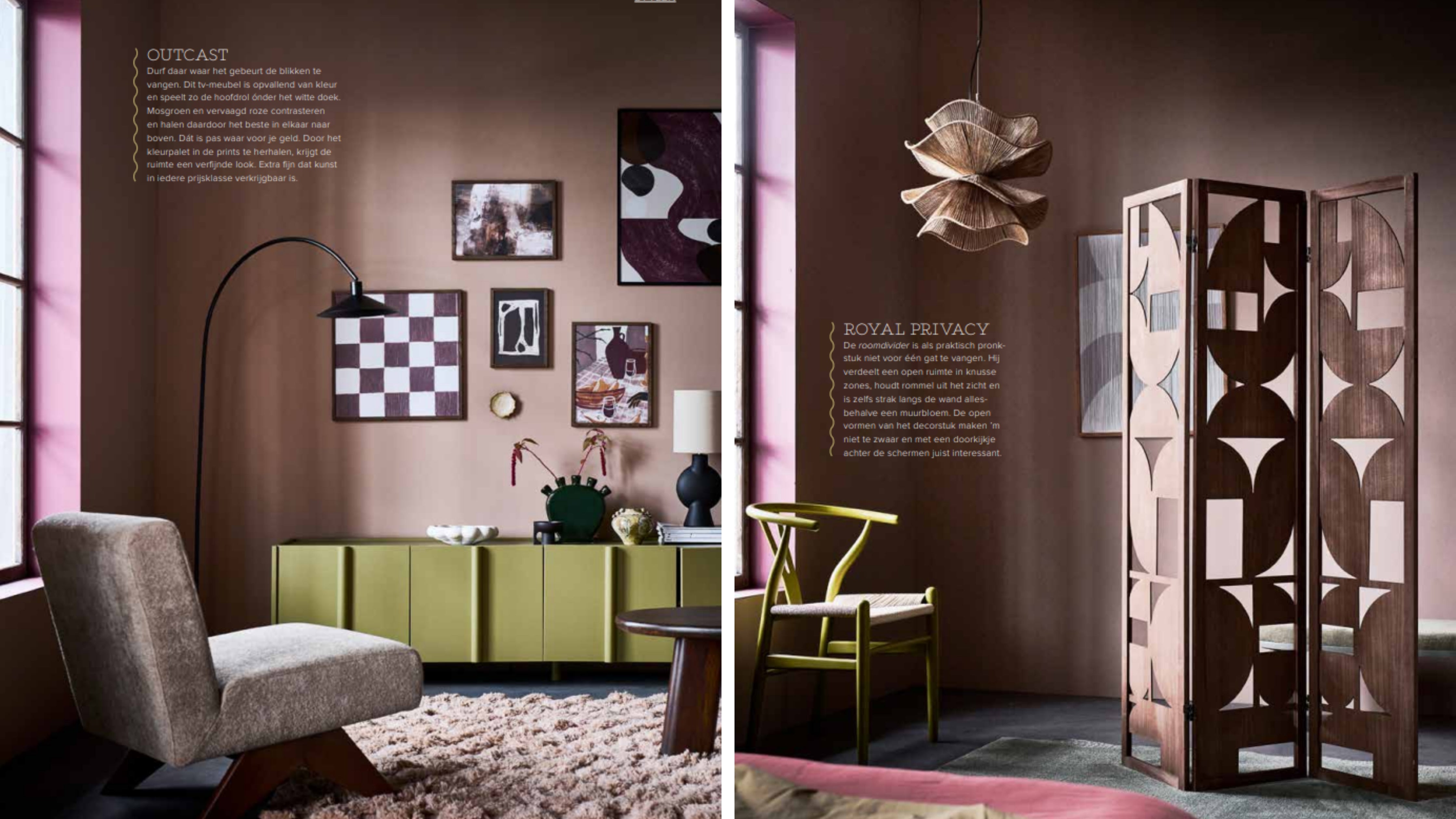 LAB Wallpaint Berlin Summer no. 433 LAB Binnenlak Merlot Mania no. 123