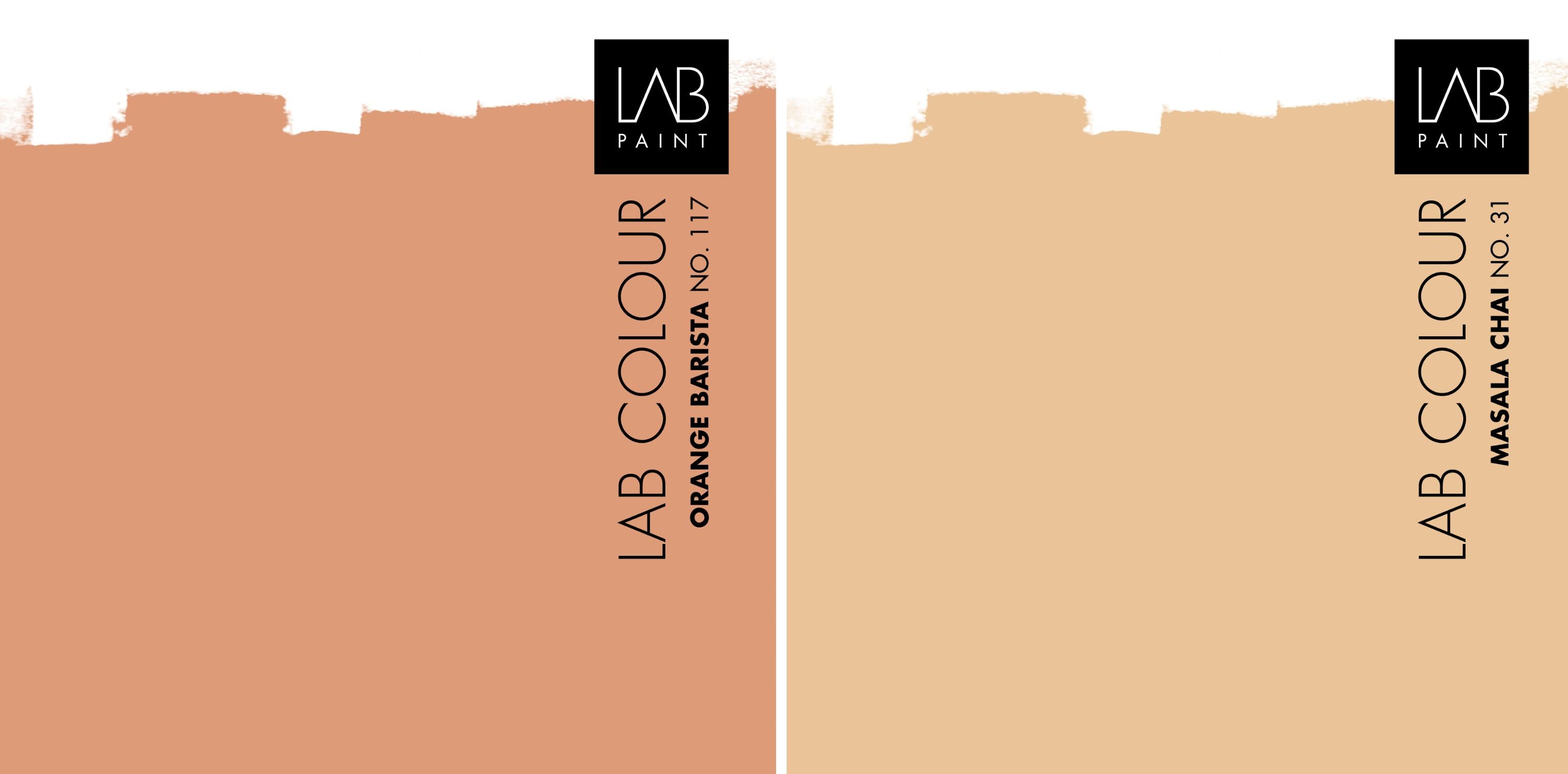 LAB COLOURS Orange Barista no. 117 Masala Chai no. 31