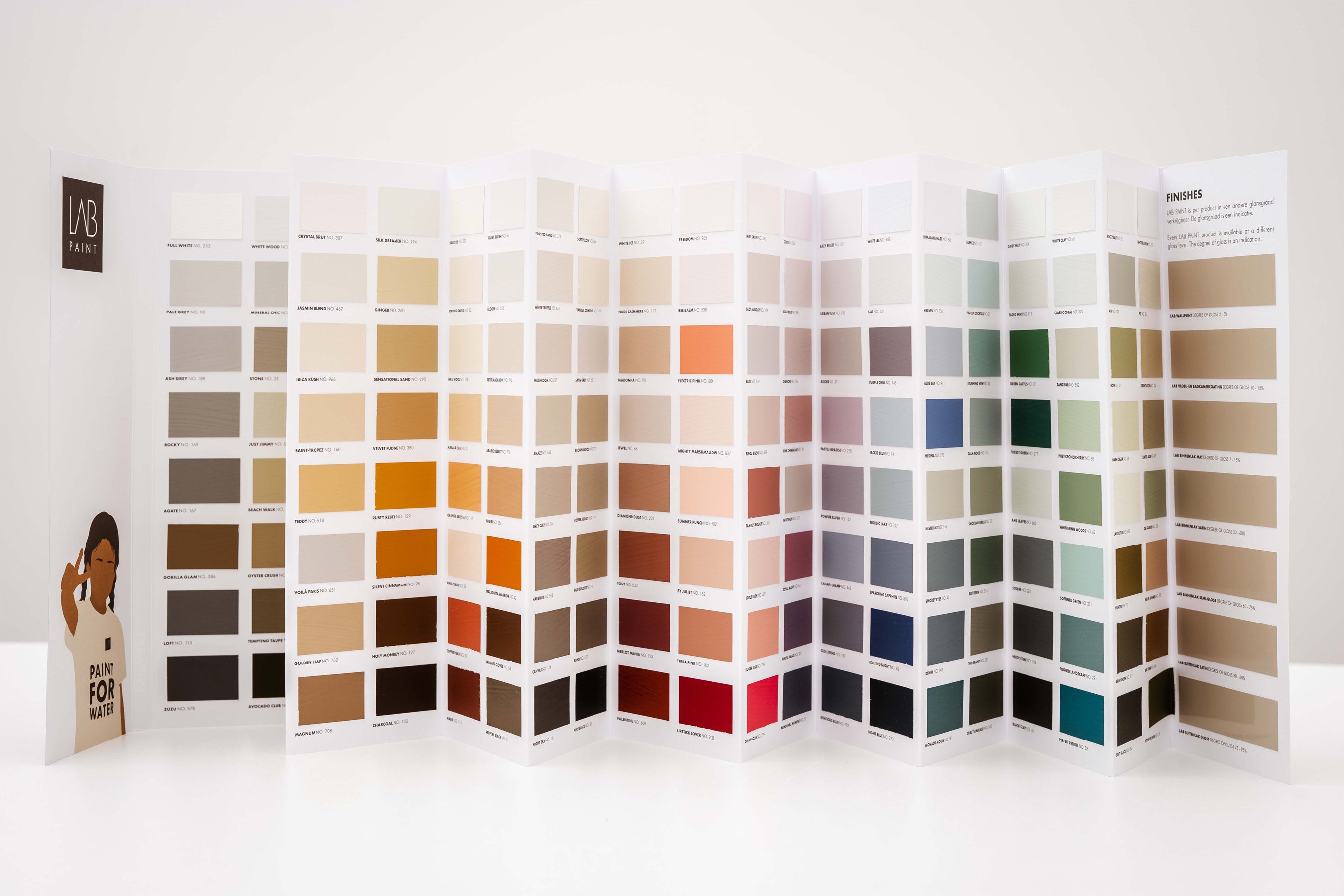 LAB Colourcard @lottevanuittert kleurenkaart kleuren lab colours verf paint