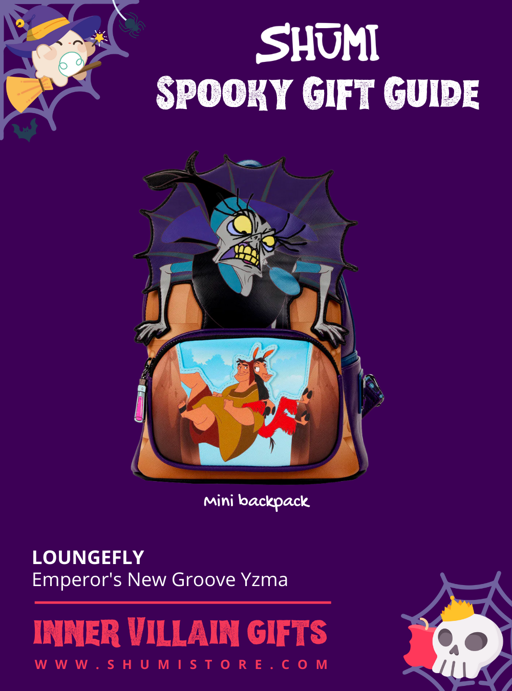 halloween gifts loungefly emperor's new groove yzma 