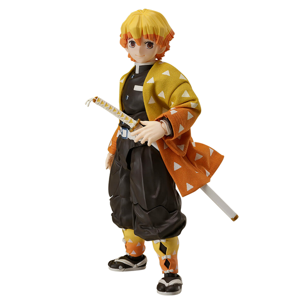 articulado 13cm Agatsuma Zenitsu Action figure Demon Slayer tanjiro kimetsu  no yaiba - Escorrega o Preço