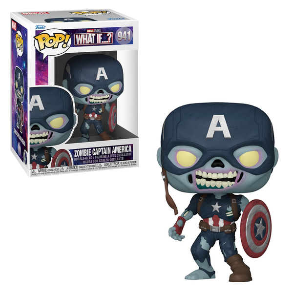 Funko Pop! Marvel Studios Captain America The First Avenger Captain America  With Prototype Shield Entertainment Earth Exclusive Figure #999 - US
