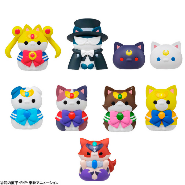 Nendoroid & Mini Figures  Figures & Dolls Megahouse Mega Cat Project One  Piece Nyan Piece Nyan! Vol. 1: I'M Gonna Be King Of Paw-Rates!! Box Set W/  Bonus ~ Profil Cosmetics