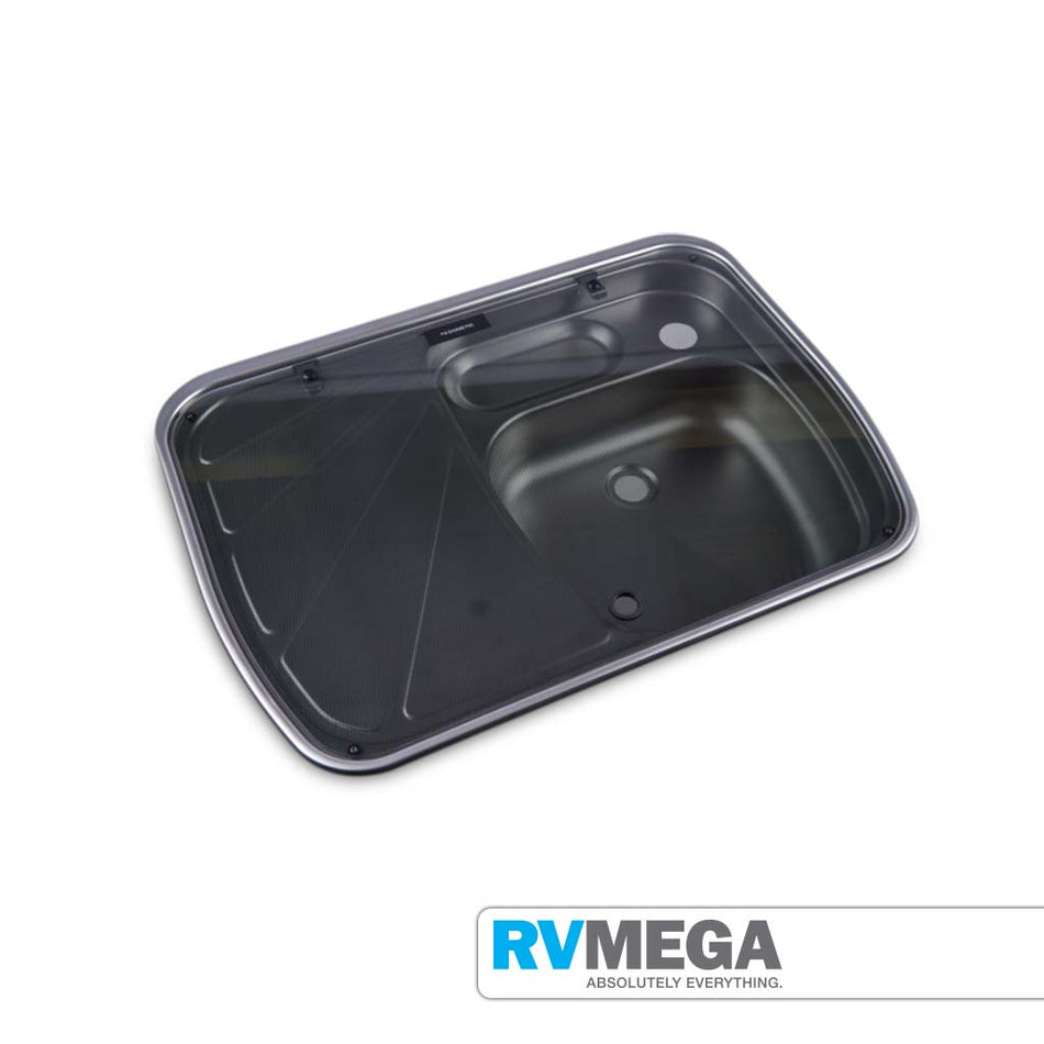 Dometic Sink Bowl with Glass Lid & Tap 420 x 400mm 8000112 – RV MEGA