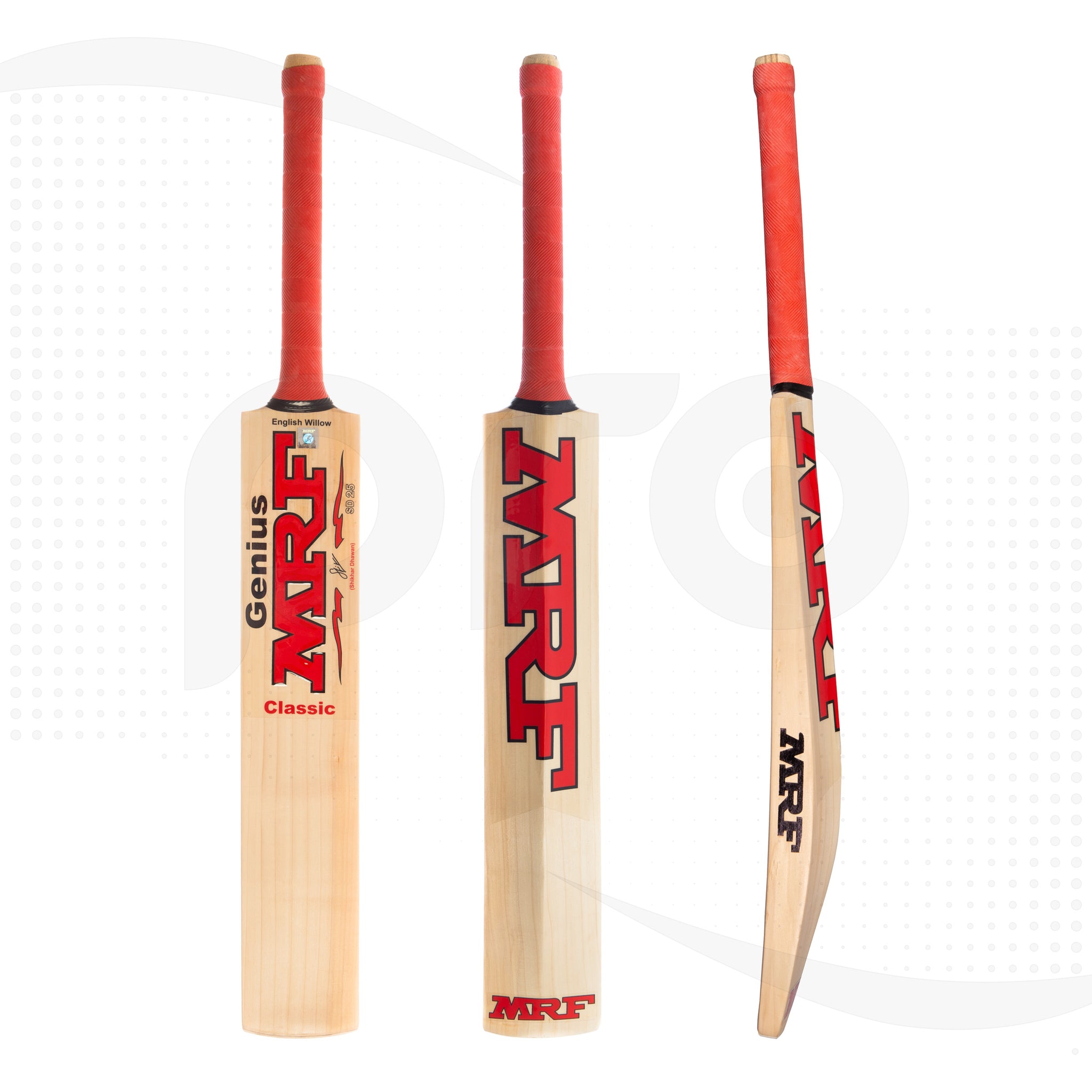 MRF Genius Classic English Willow Cricket Bat – Pro Cricket