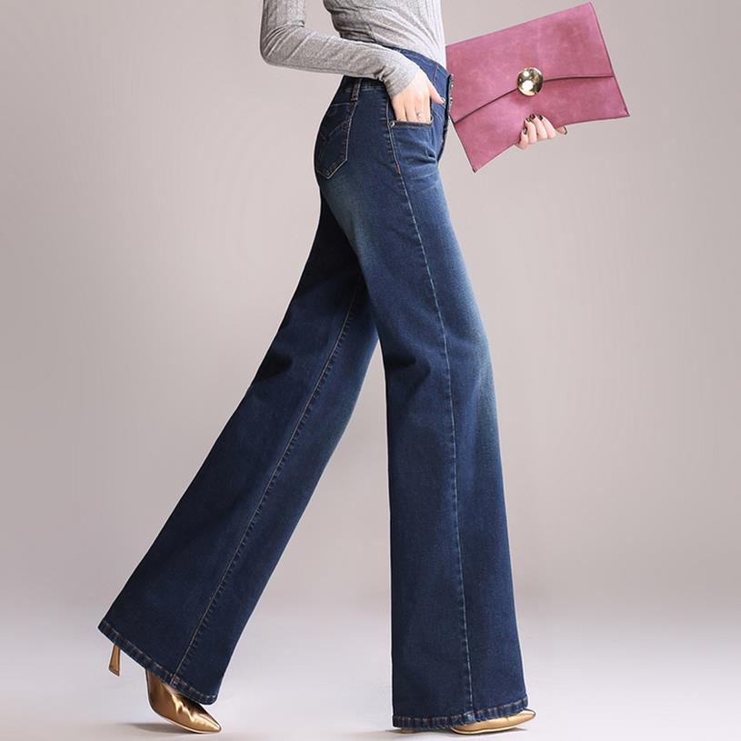 plus size high waisted wide leg jeans