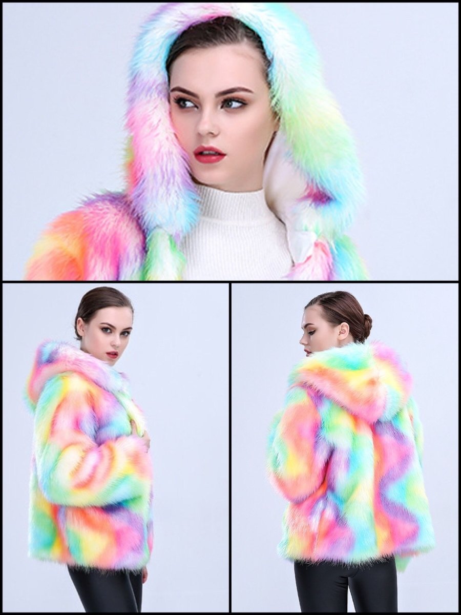 unicorn fur jacket