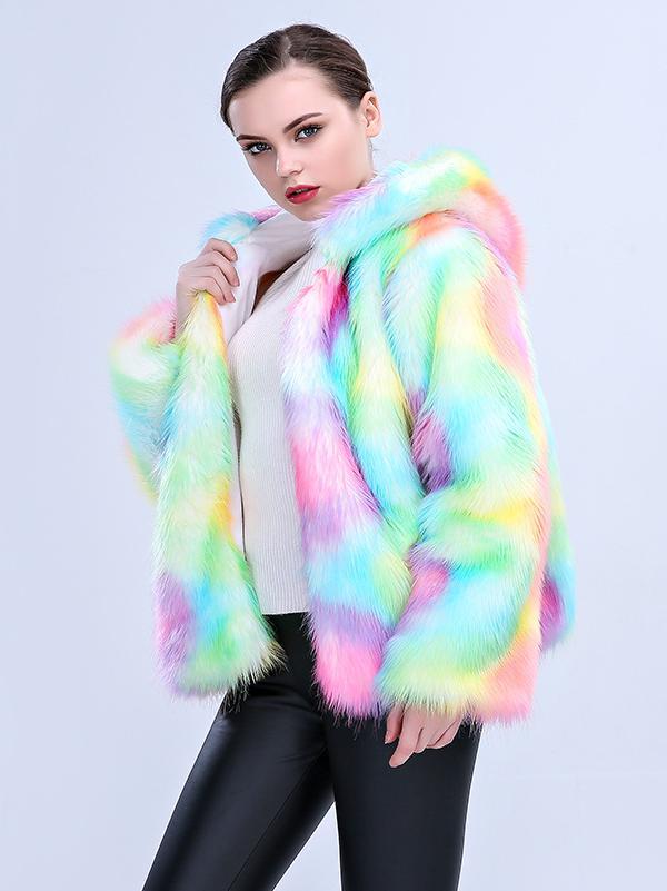 unicorn fur jacket