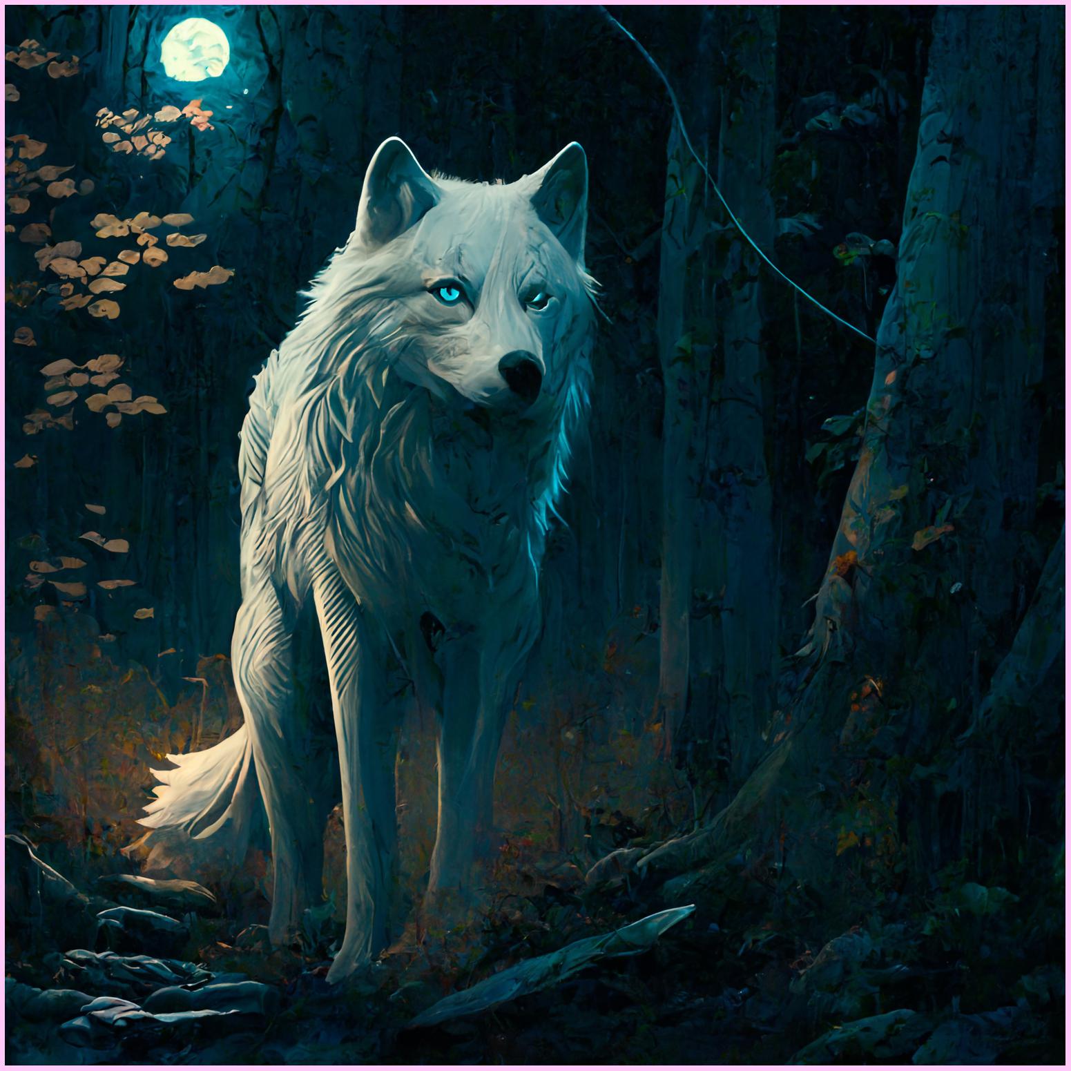 Mystic Astral Wolf Diamond Painting Kit – Heartful Diamonds