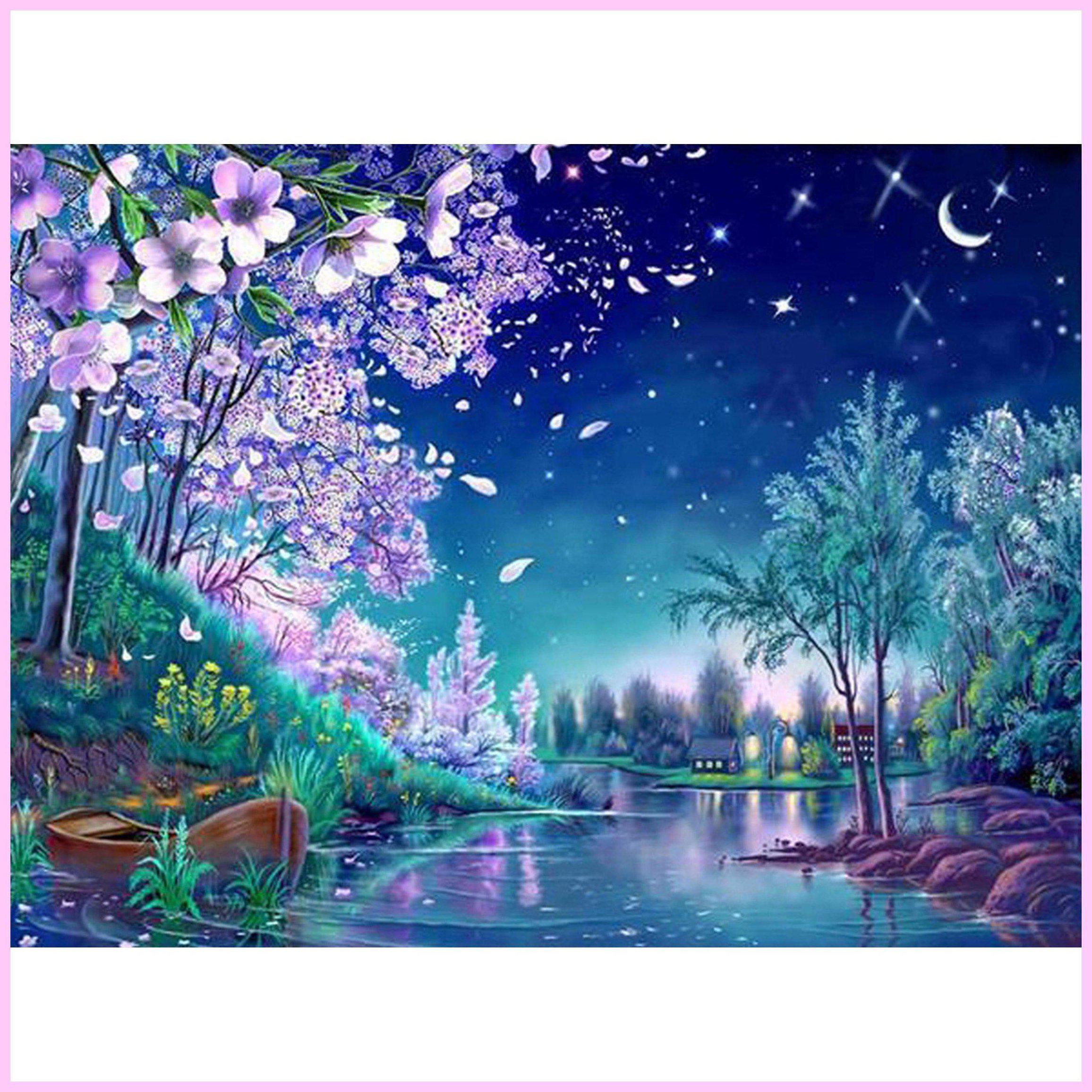 Starry Night - Diamond Painting Kit – bemyhobbystore