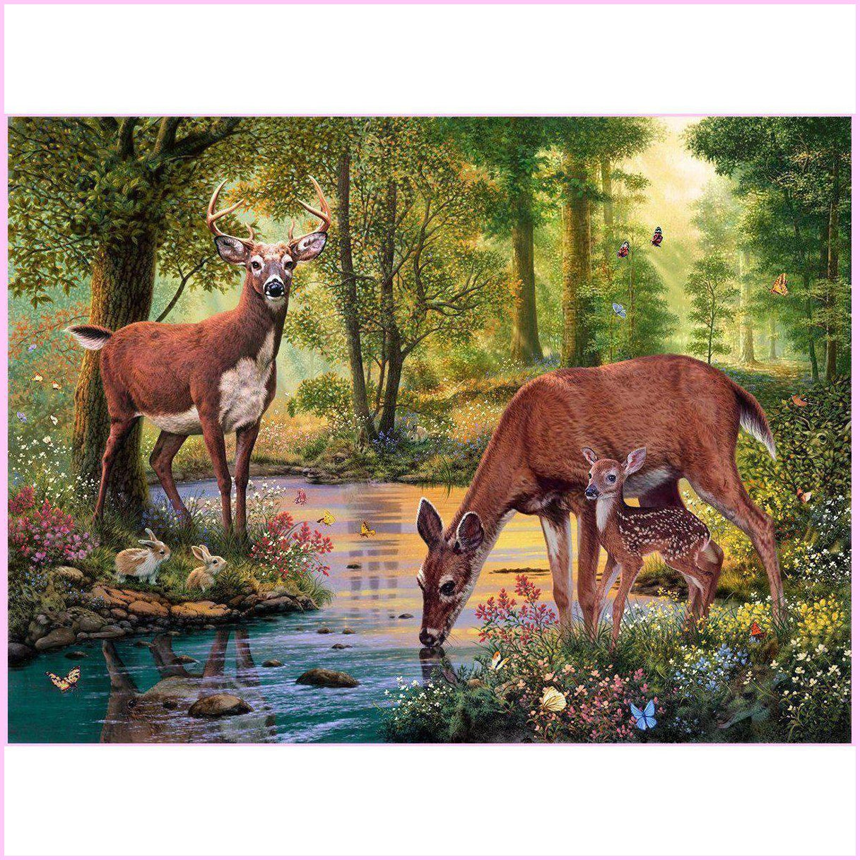 Majestic Deer Diamond Painting Kit, 15 Patterns to Choose, On Sale– Diamond  Paintings Store