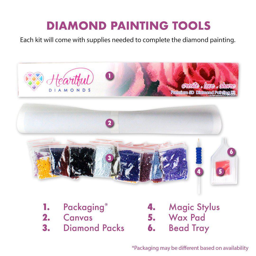 Planetary System Diamond Art Painting Kit – Heartful Diamonds