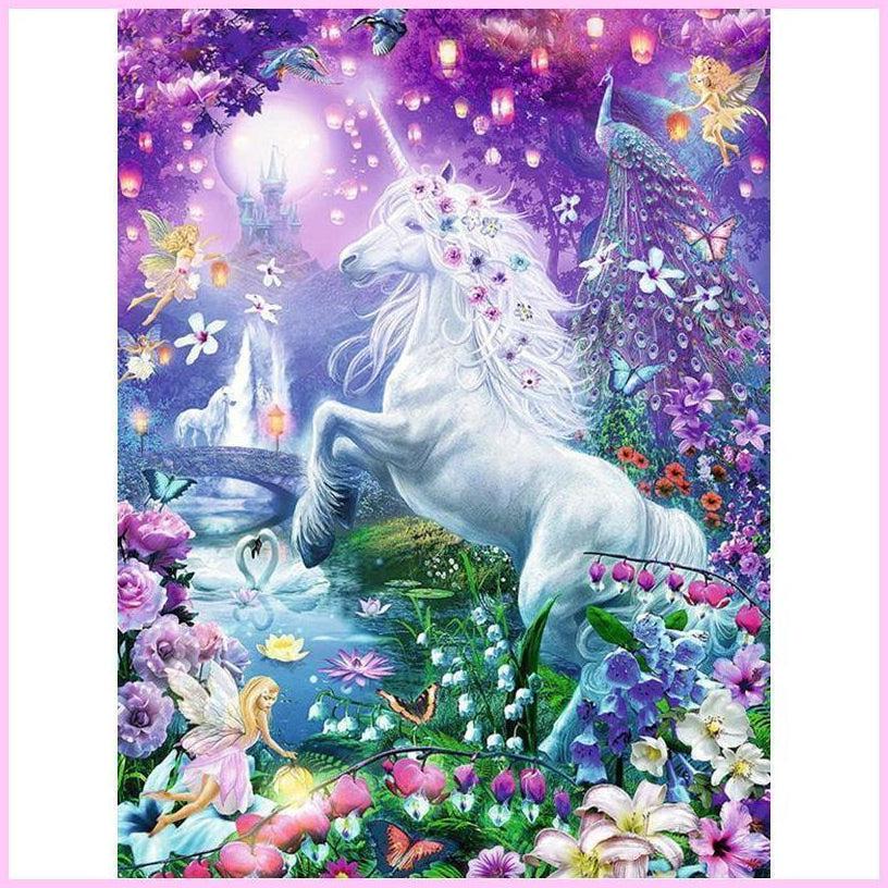 Sunset Unicorns Diamond Art Painting Kit – Heartful Diamonds