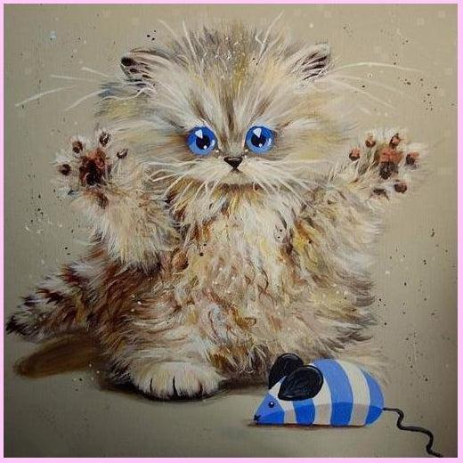 Cute Kitten DIY Diamond Painting – GemsFlow