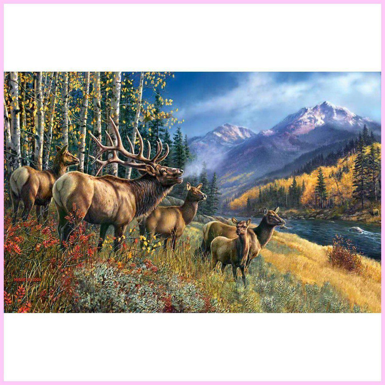 Hestarcul Diamond Painting Mountain Kit Diamond Art Kits for