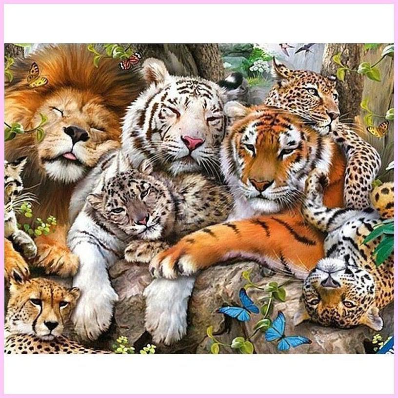 5 Greatest Big Cat Diamond Painting