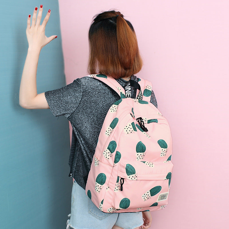 cactus bookbag