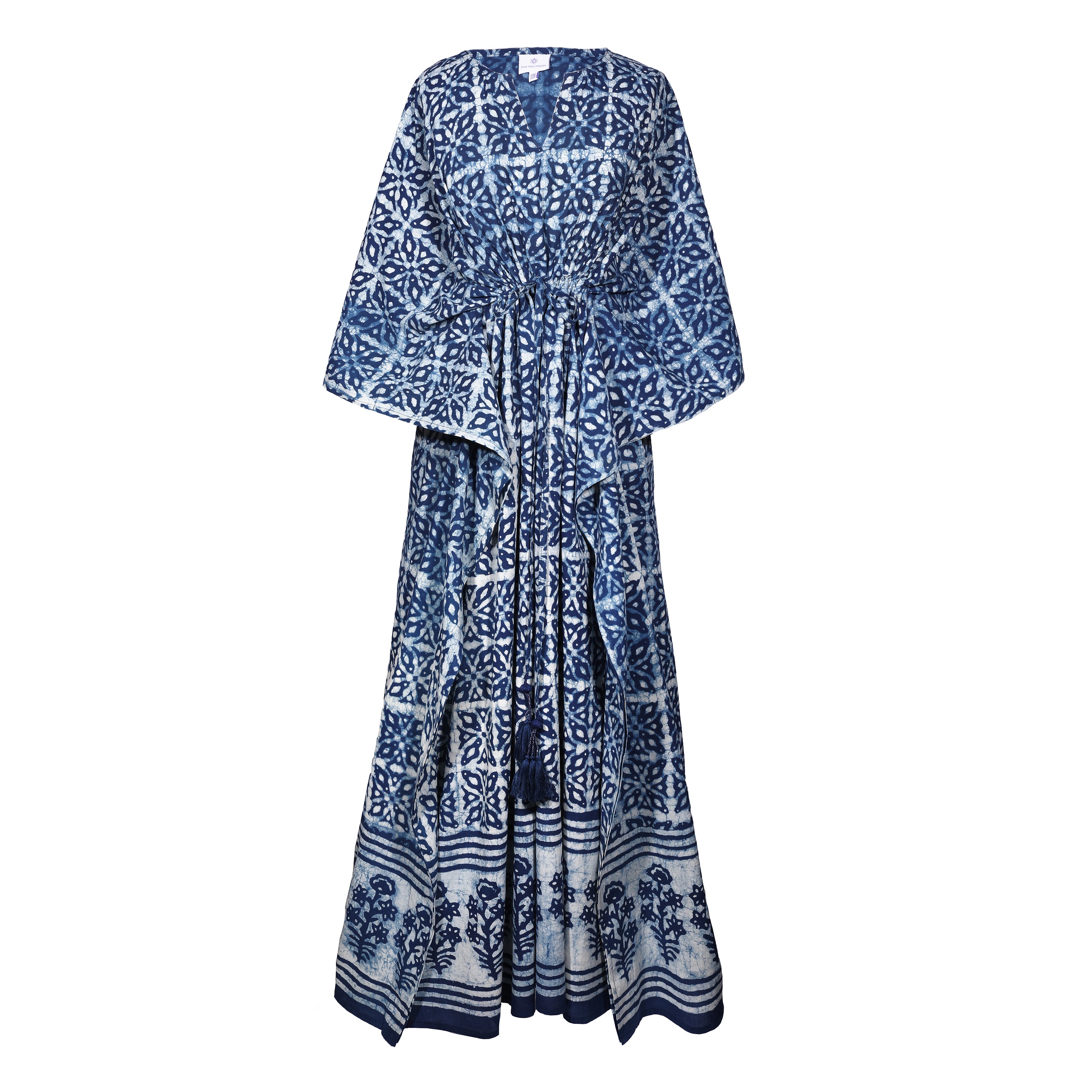 King Kuta Indigo Maxi Kaftan