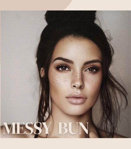 Haar Extensions Messy Bun