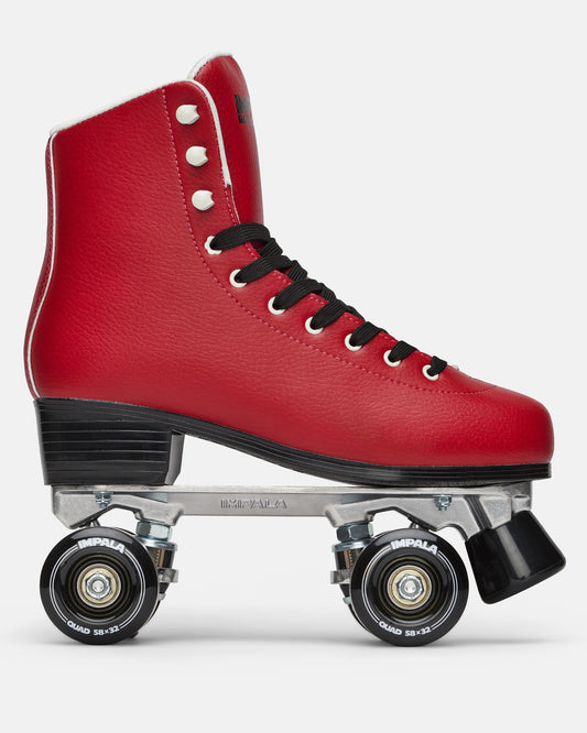 Size 8-11 Adjustable Inline Skates for Adult Men Ladies Teens Red 