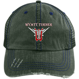 Wyatt Turner 6990 Distressed Unstructured Trucker Cap