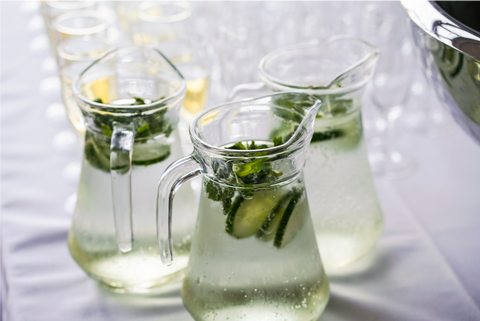 cucumber and mint water