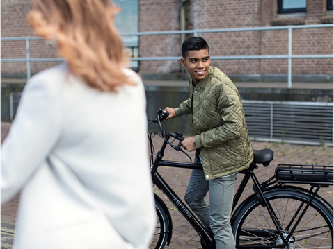 Cortina herenfiets met trapondersteuning