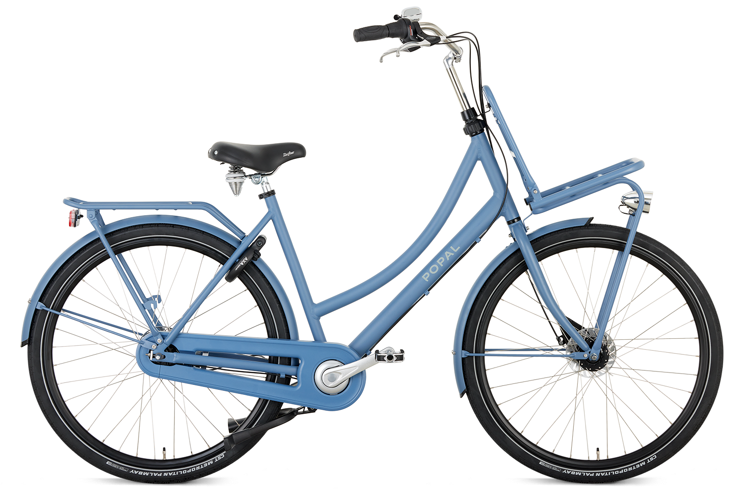 Popal Daily Dutch Prestige N7 2024 Dames Transportfiets Blauw 47 Cm +€40.00 Inruilkorting