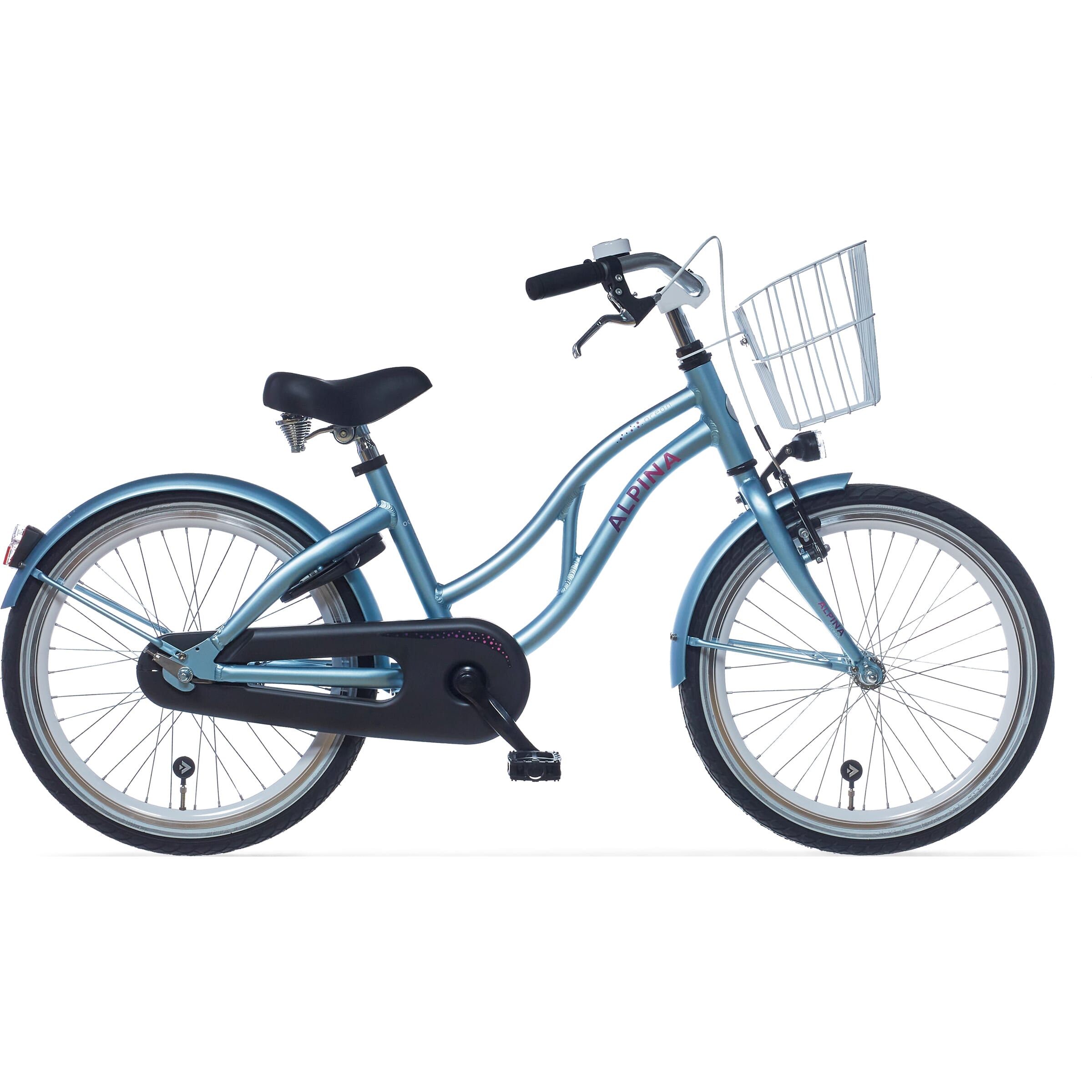 Alpina Ocean 22 Inch 2024 Meisjes Kinderfiets Dusk Blue Matt  +€30.00 Inruilkorting