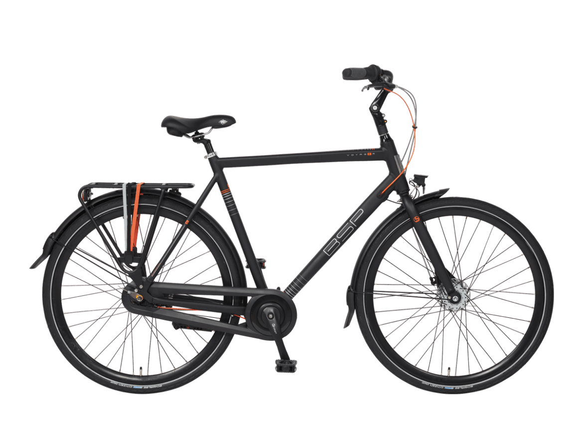 BSP Voyager N7 2024 Heren Stadsfiets Onyx Black Matt 61 Cm +€50.00 Inruilkorting