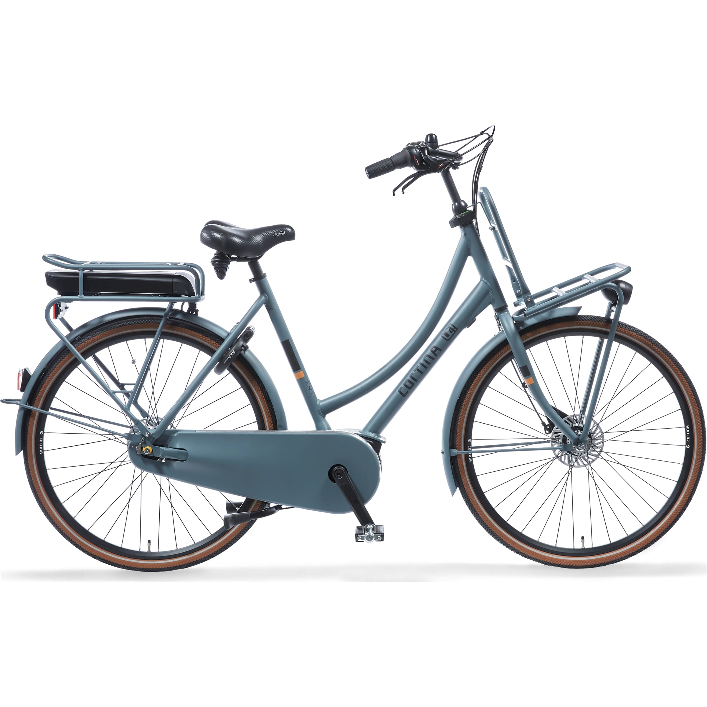 Cortina E-U4 Transport Bosch ActiveLine MM Solid RB7 2024 Dames Elektrische Fiets E-bike Mouse Grey Matt 61 Cm +€150 Inruilkorting