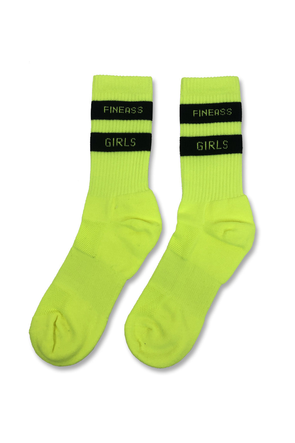 neon athletic socks