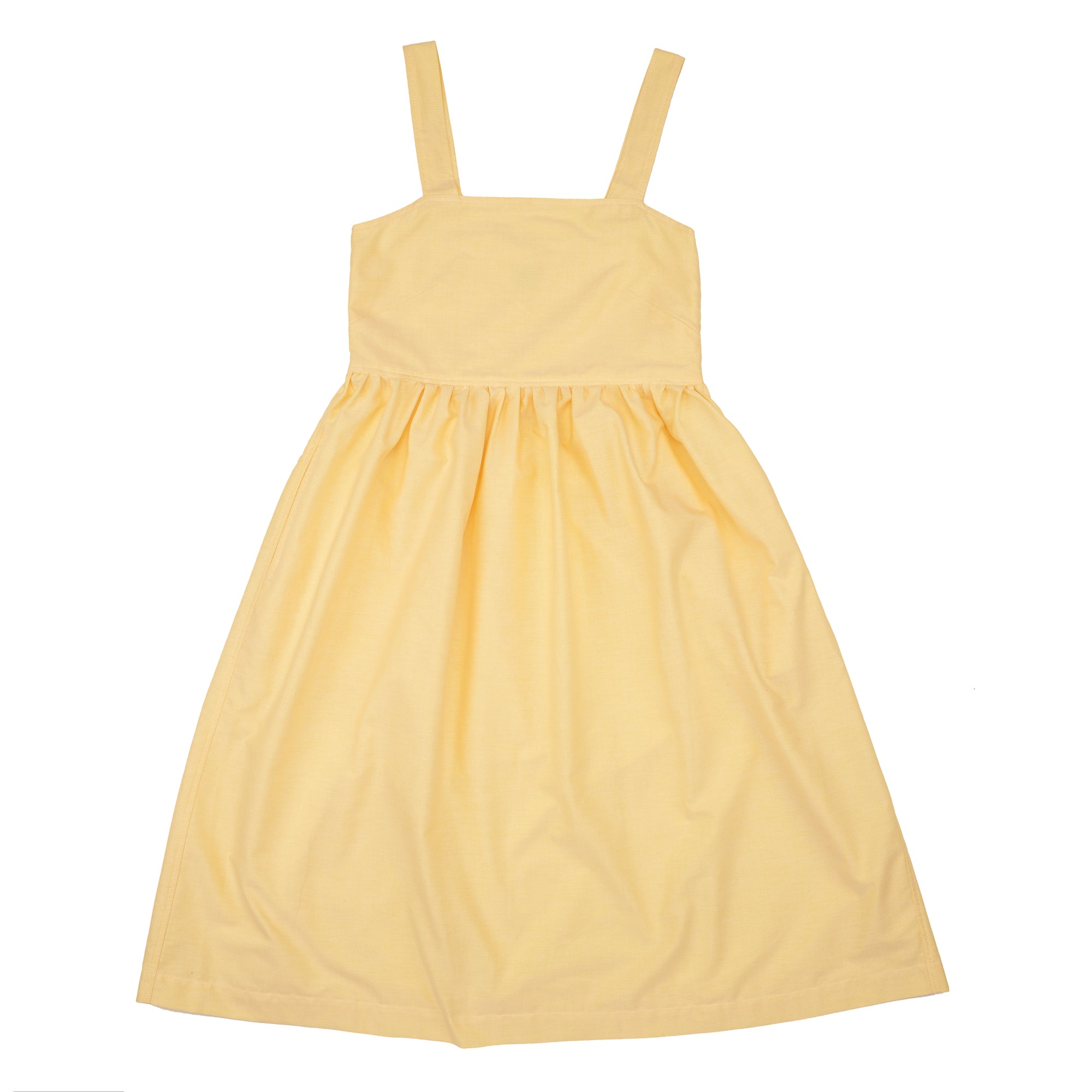 Sun Dress – Lemon Cotton Oxford – Community Clothing