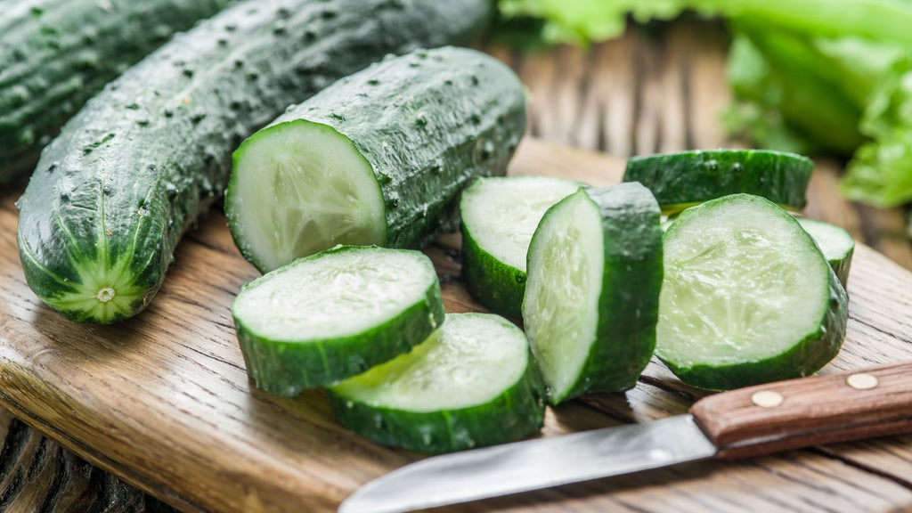 cucumbers have high water content to keep guinea pigs cool in hot weather