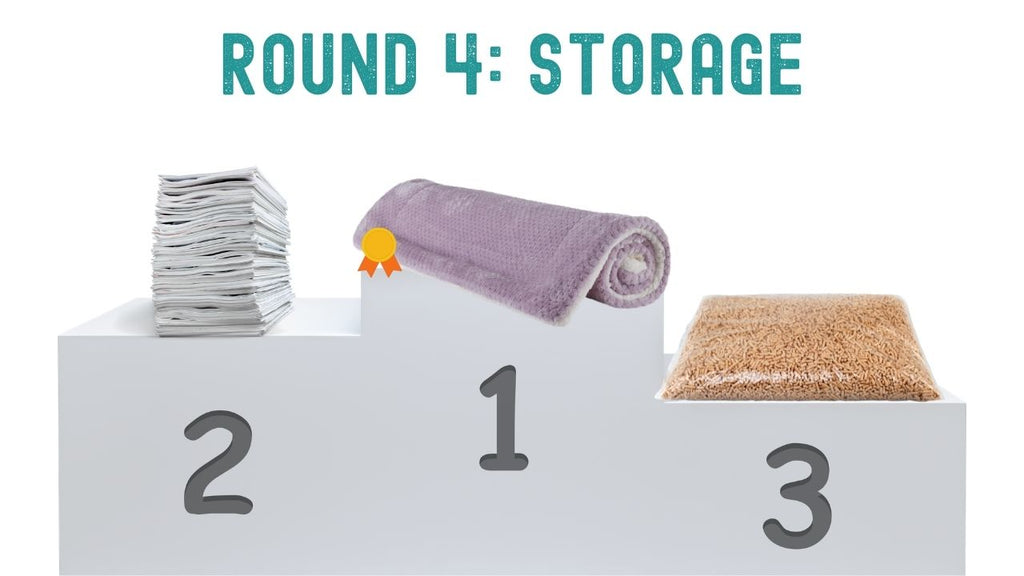 Outcome of guinea pig bedding comparison for storage