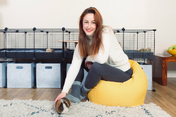 CEO and founder of Kavee cages guinea pig company Clementine