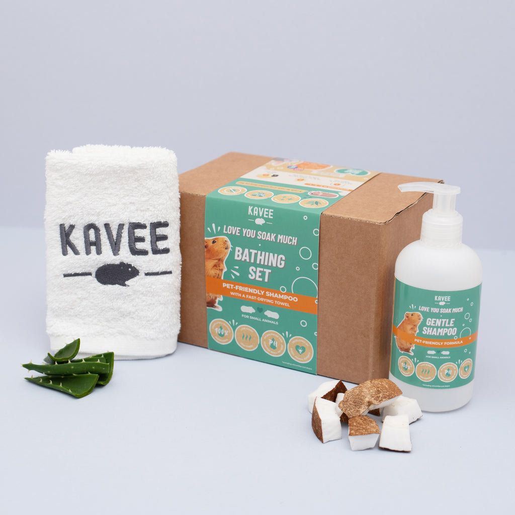 Kavee bathing set for guinea pigs