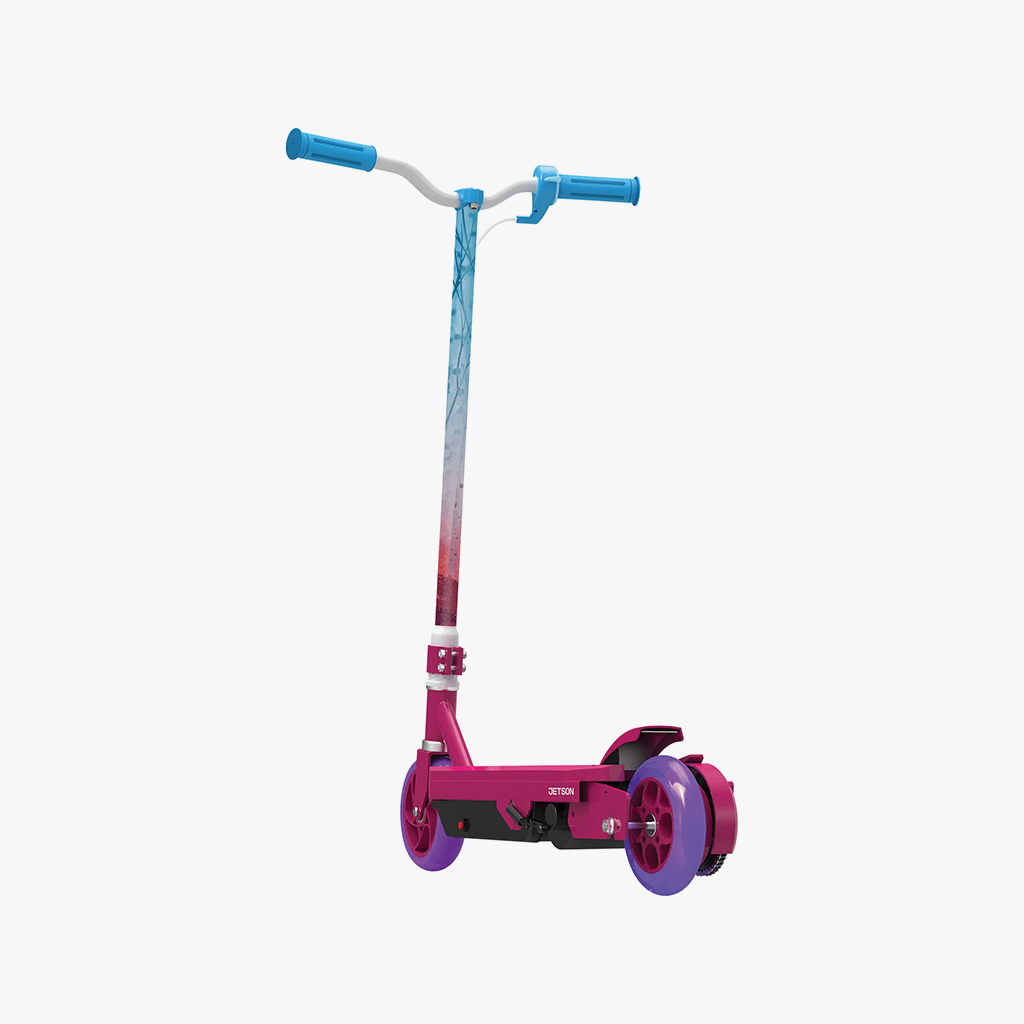 disney's frozen 2 jetson kids folding electric scooter