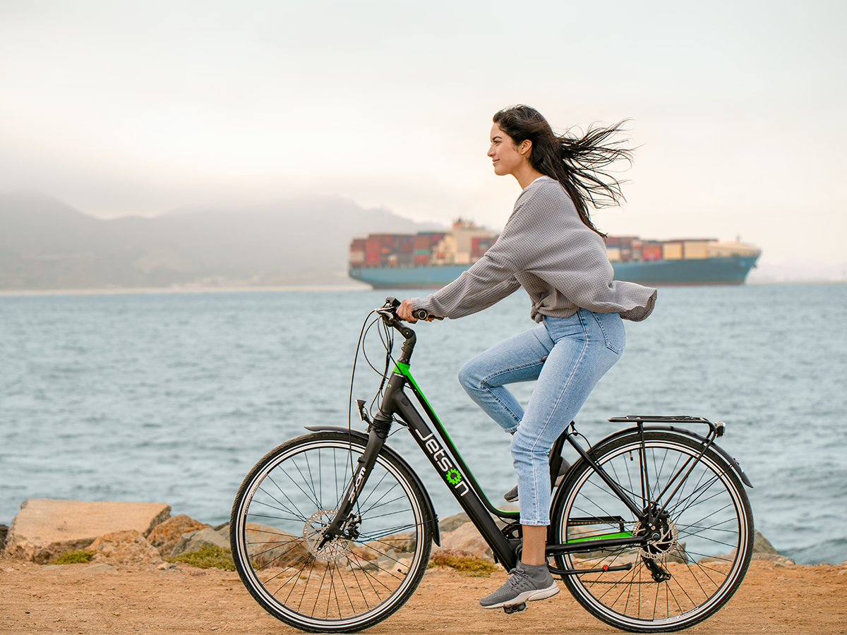 Jetson Journey Electric Cruiser Bike w/Hidden Battery