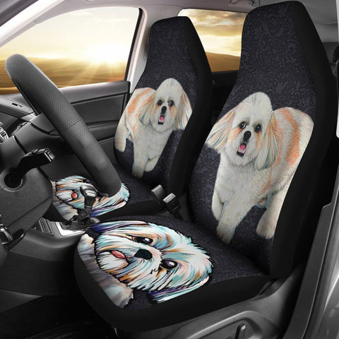 dog print car seat covers