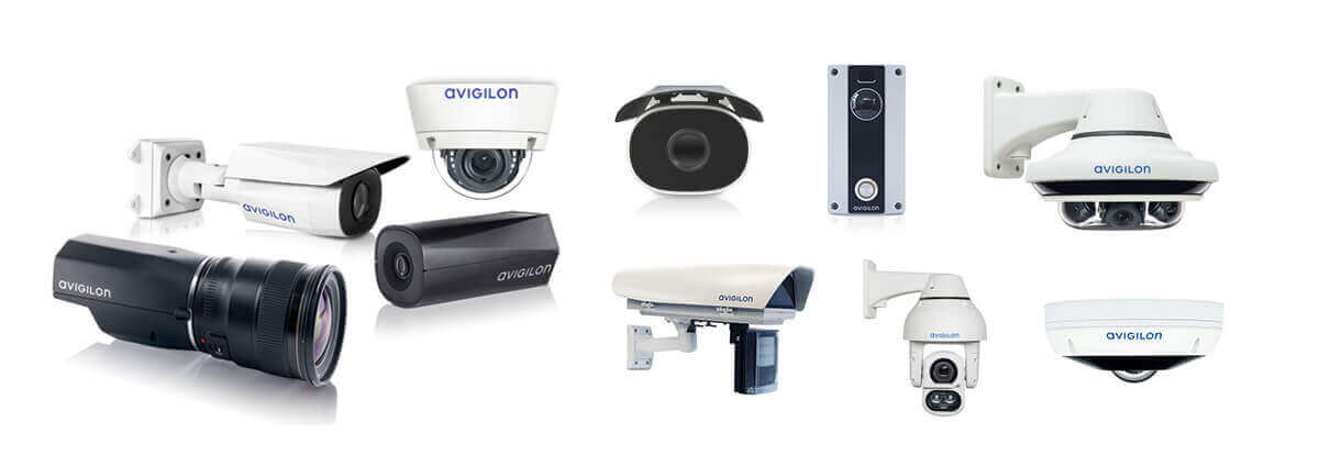 Avigilon security cameras - h5a, h6a, dome, panoramic, box, and ip cameras