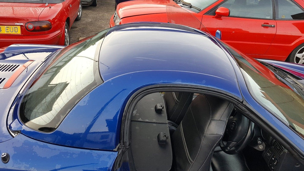 mr2 spyder blue hardtop