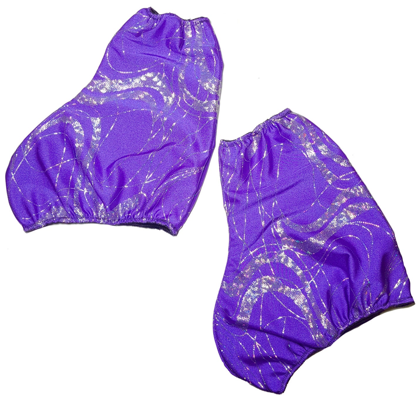 purple boot covers