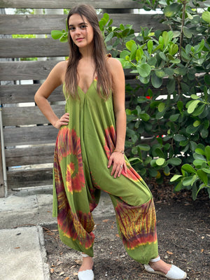 Tie-Dye Wide leg jumper - K&K Bohemian 