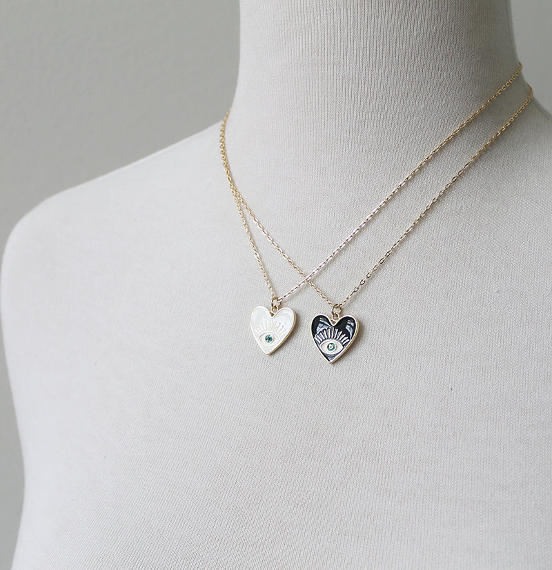 Seeing Eye Heart Necklace