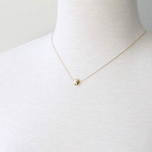 Simple Dot Necklace – Peggy Li Creations