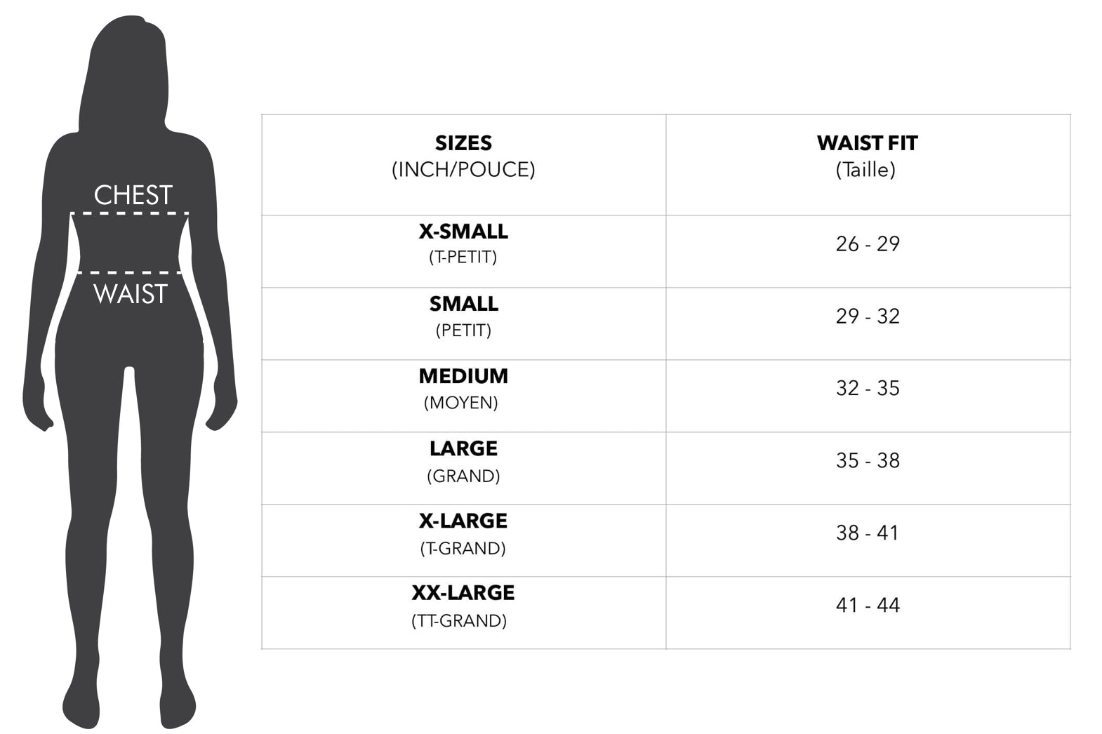 SIZE CHART – HOAKA SWIMWEAR