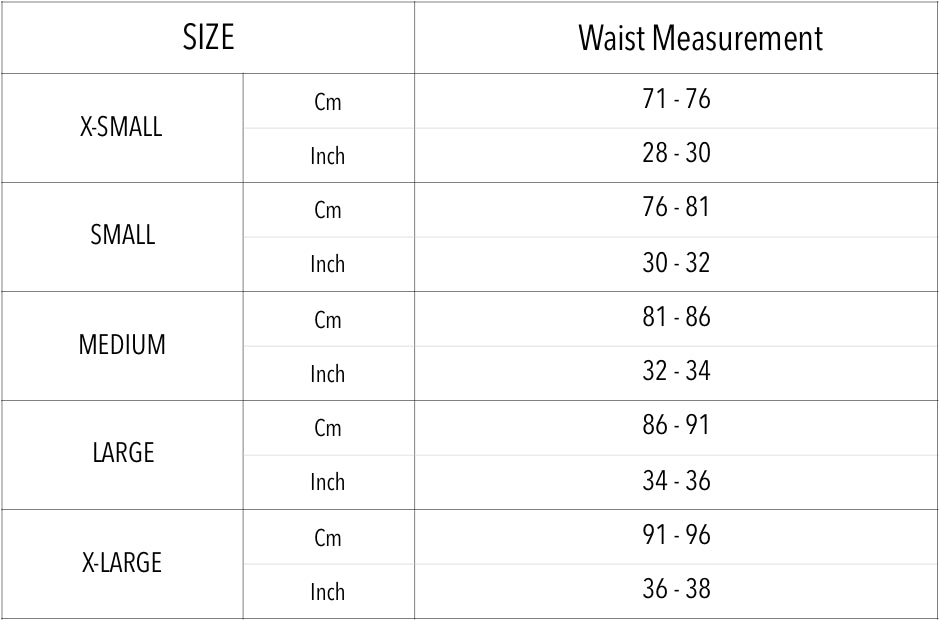 Men S Swimsuit Size Chart