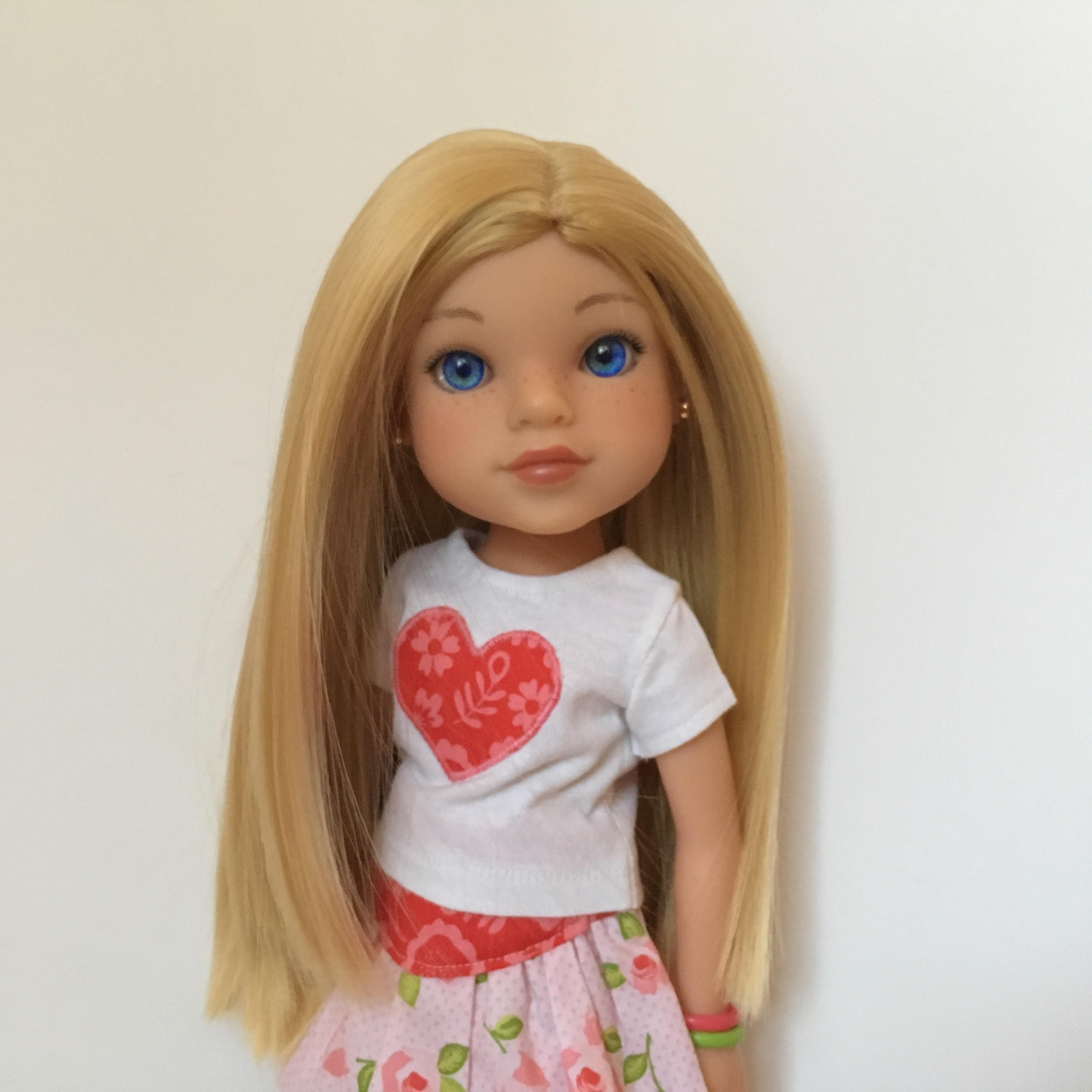 Zazou Luxury Petite Wig In Lemon Blonde For 14 Dolls Such As