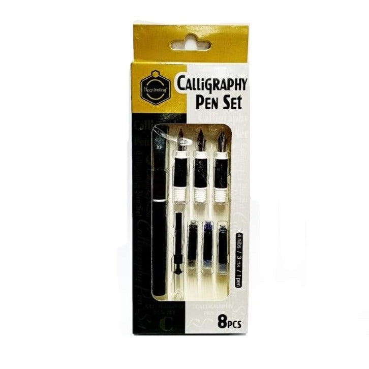 Mungyo Fine Calligraphy Chisel Pen Set of 12 Colours 2mm - Sitaram  Stationers
